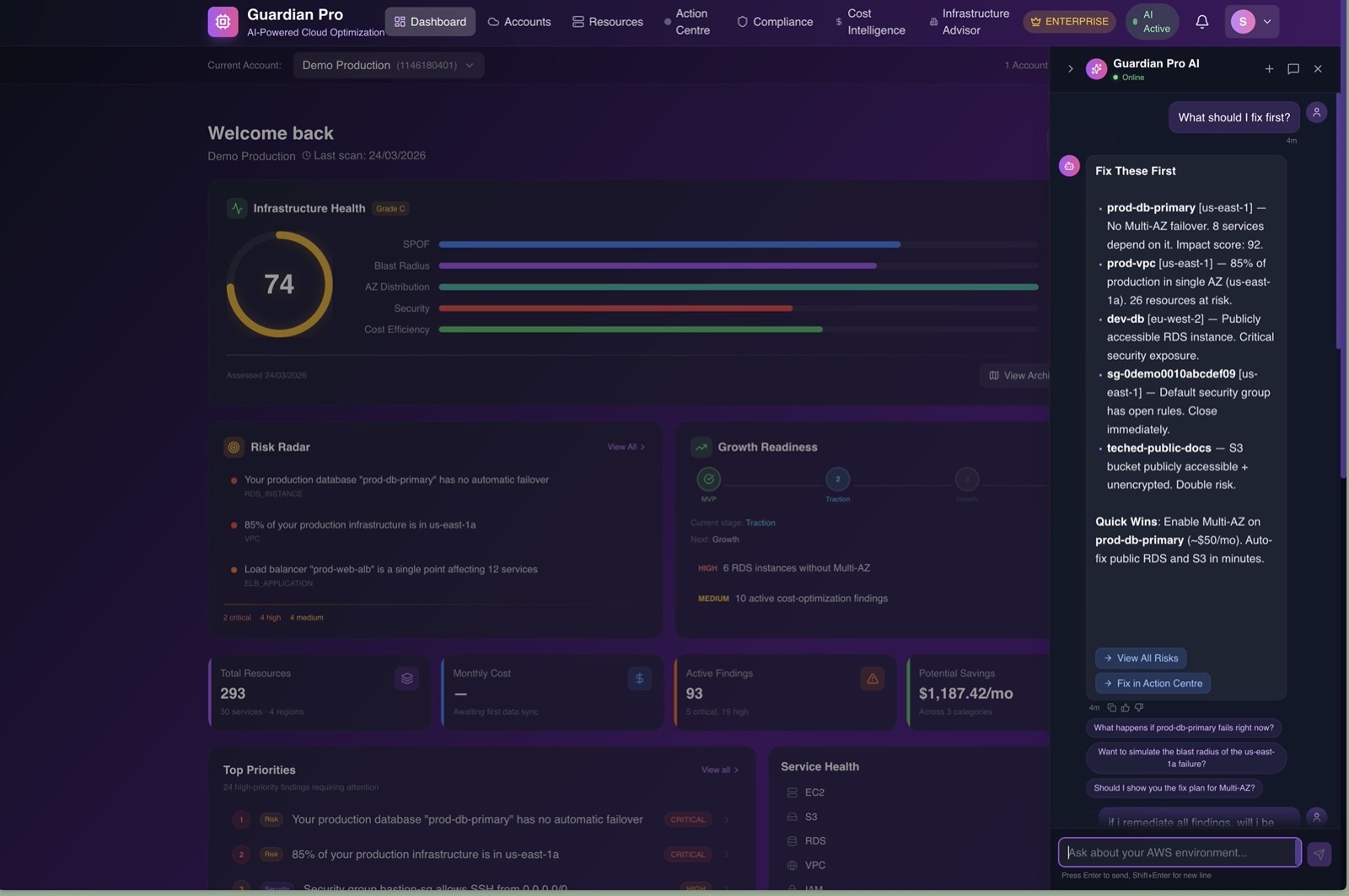 Chat streaming interface showing tool status indicator and live response output